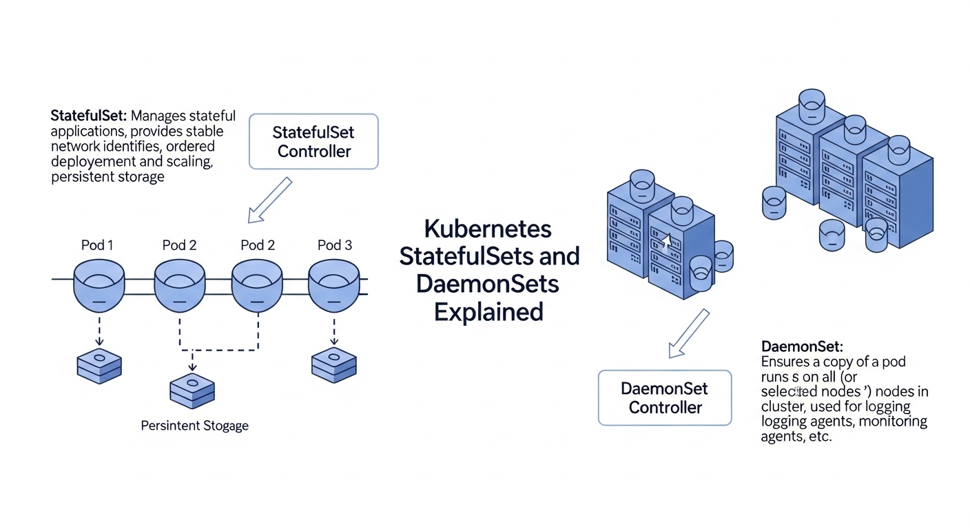 Kubernetes StatefulSets and DaemonSets Explained